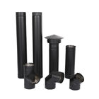 Ornamental Single Wall Wood Stove Pipe Fittings High Precision Dimension