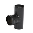 Wood Heater Telescoping Stove Pipe , Double Wall Black Pipe SUS304 Material