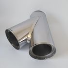 Diameter 80mm Double Wall Stainless Steel Chimney Pipe Flue 135 Degree Tee