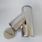 Diameter 80mm Double Wall Stainless Steel Chimney Pipe Flue 135 Degree Tee