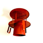 Solid Chimney Flue Rain Caps For Terminal Pot Hanger , Terracotta Pot Hanger