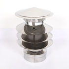 Tower Shaped Rain Proof Chimney Cap Stainless Steel Material Unique Appearance