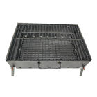 Carbon Steel 1.0mm Foldable Charcoal BBQ Grill With Grid
